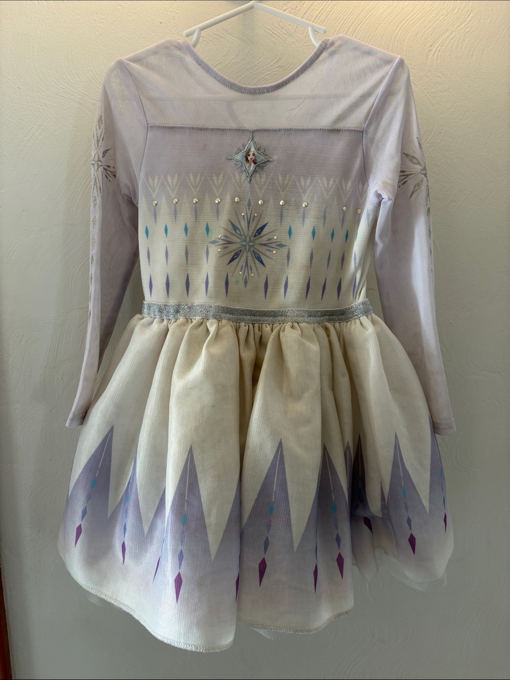 Kids Disney Lavender and Cream Princess Dress Costume